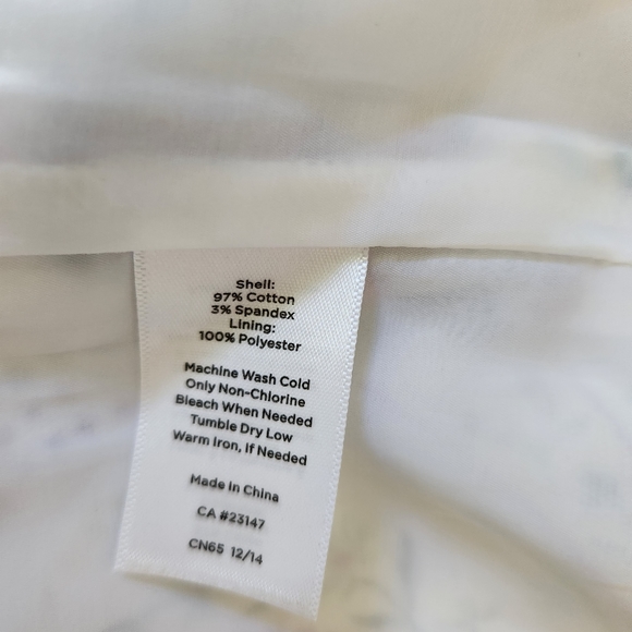 Talbots Pencil Skirt Paisley Print Size 6P - Picture 6 of 10